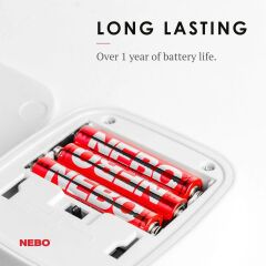 Nebo WLT-0026-G Hareket Sensörlü Gece Lambası 30 Lümen (3'lü Set)