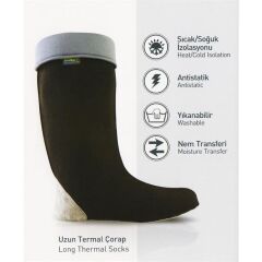 Pollyboot Uzun Termal Çorap - 45