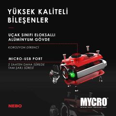 Nebo 6444 Duo 250 Lümen Kafa Feneri