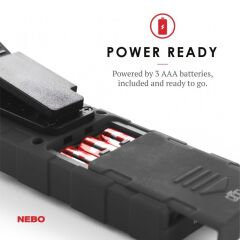 Nebo 6809 Tino Led El Feneri Çalışma Lambası 300 Lümen