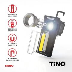 Nebo 6809 Tino Led El Feneri Çalışma Lambası 300 Lümen