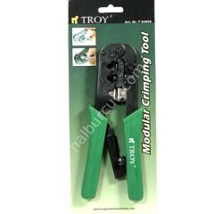 TROY 24008 Telefon RJ11 ve Bilgisayar Soketi RJ45 Sıkma Pensesi
