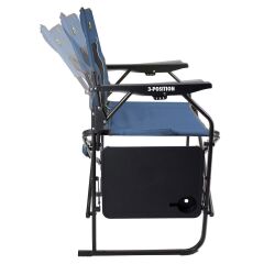 GCI Outdoor 3-Pozisyon Katlanır Yönetmen Kamp Sandalyesi - Mavi