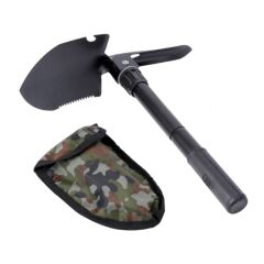 5200 Mini Katlanır Kamp Kürek Siyah