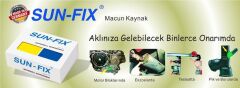 Sun-Fix Universal Çift Karışımlı Epoksi Macun Kaynak 40 gr