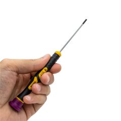 Narex 833554 Elektronikçi Tip Klemens Düz Uçlu Tornavida 2.5x75 mm