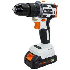 Max Extra MX2020 Çift Akü Kömürsüz Darbeli Matkap 20V 2.0Ah