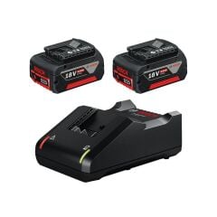 Bosch GSR 18V-50 / GDX 18V-200 Akülü Vidalama Matkap ve Somun Sıkma Seti Çift Akü 18V 4.0Ah