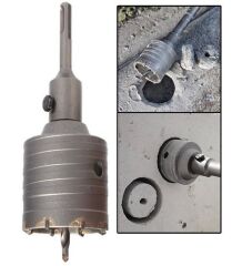 Master Elmaslı Beton Delme Buat Panç Adaptörlü - 45 mm