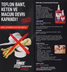 EMS FORCE 5543 Boru Sızdırmazlık Elemanı 250 ml