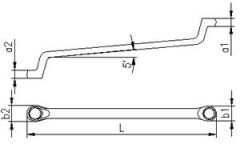 İZELTAŞ Yıldız İki Ağız Anahtar 14x17 mm