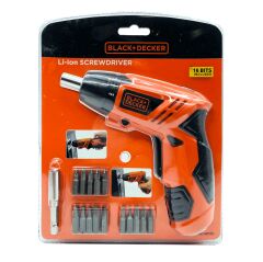 Black+Decker KC4815L 3,6V Lityum Akülü Tornavida 15 Parça Bits Uç Vidalama Setli