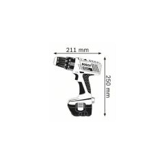 BOSCH GSR 12-2 Profesyonel 12 Volt Akülü Vidalama Makinası