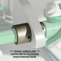 PPRC Plastik Boru Kaynak Makinası Pafta Lokma 25 mm (3/4'')