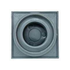 Mesa MTS806 Sert Plastik Teras Süzgeci 15x15 cm Alt Çıkış Ø100 mm