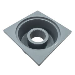 Mesa 25x25 Alttan 100mm Çıkışlı Çamur Kovalı Bodrum Teras Süzgeci