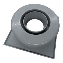 Mesa 25x25 Alttan 100mm Çıkışlı Çamur Kovalı Bodrum Teras Süzgeci