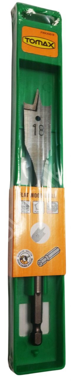 TOMAX Ahşap Yaprak Matkap Ucu 18 mm