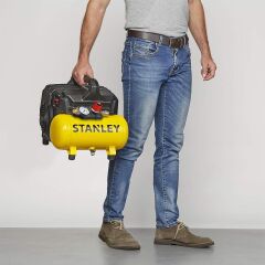 Stanley DST 100/8/6 Sessiz Hava Kompressörü 1Hp 6Lt 8Bar 59db