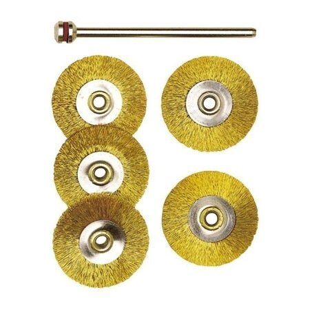 Proxxon 28962 Daire Tel Fırça Seti 22 mm 5 Adet