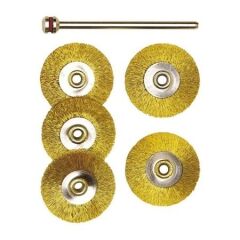 Proxxon 28962 Daire Tel Fırça Seti 22 mm 5 Adet