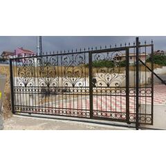 RMT080 Sürgülü Demir Kapı İçin Tablalı Ray Makarası 80 mm