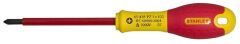 STANLEY 0-65-419 Fatmax Pozidrive İzoleli Tornavida Pz2x125 mm (Teşhir Kartlı)