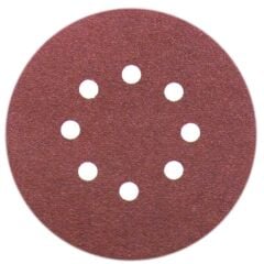 Cırtlı Zımpara 125 Nk 8 Delikli (Alüminyum Oxide) 100 Kum