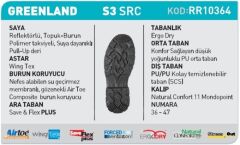U-POWER Greenland UK S3 SRC İş Ayakkabısı Bot - 38