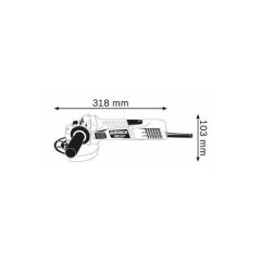 BOSCH GWS 7-115 E Profesyonel 720 Watt 115mm Elektronik Devir Ayarlı Avuç Taşlama Makinası