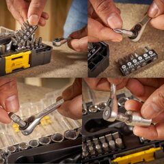 Stanley Fatmax 1/4'' Mini Lokma ve Bits Uç Takımı 37 Parça