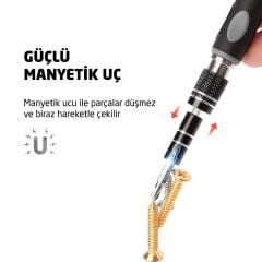 UF-Tools KS-840084 Hassas 32 Parça Bits Uçlu Tornavida Seti