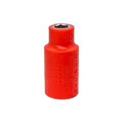 İzeltaş 13000005148 1000V İzoleli 6 Köşe 1/2'' Lokma Anahtar 10 mm