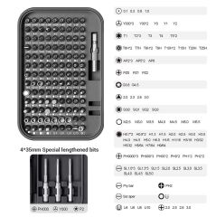 UF-Tools KS-840150 Hassas 150 Parça Bits Uçlu Tornavida Seti