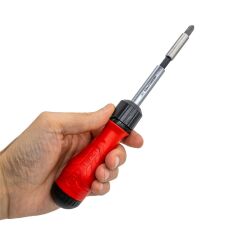 İzeltaş Cırcırlı Manyetik Bits Tutucu Tornavida Seti 8 Parça