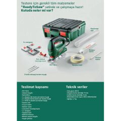 Bosch PST 700 E Dekupaj Testere S-Boxx Çantalı Set