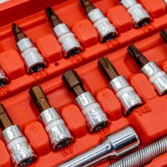 5569 Karbüratör 1/4'' Bits Uç Lokmalı Mini Lokma Takımı- 53 Parça