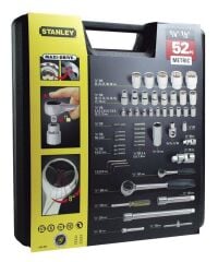 STANLEY 1-86-789 52 Parça 1/4'' Ve 1/2'' Lokma Takımı