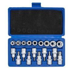 5440 1/2'' İç-Dış Torx Lokma Anahtar Takımı 19 Parça