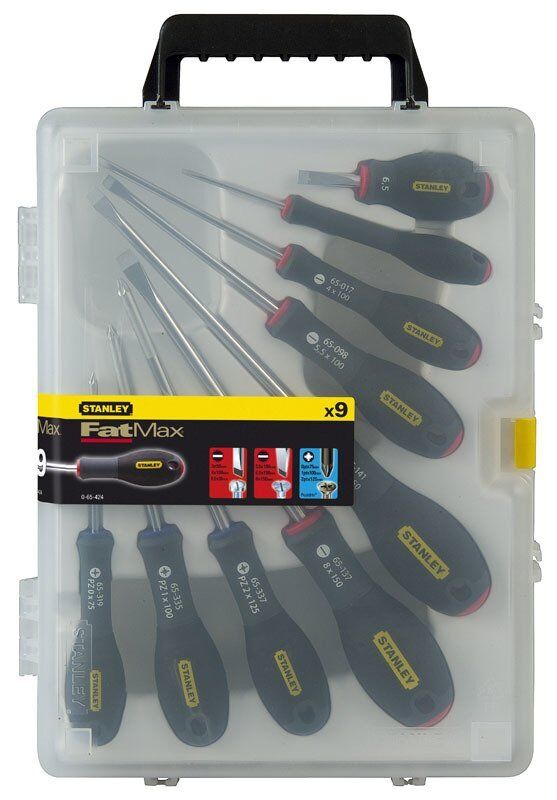 STANLEY 0-65-424 Fatmax 9 Parça Tornavida Takımı