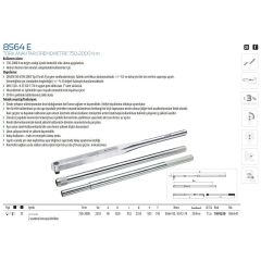 Gedore 8564E Dremometre Tork Anahtarı 750-2000 Nm