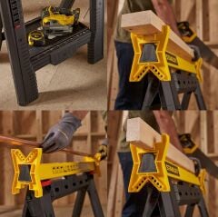 Stanley STST1-70559 Yükseklik ve Genişlik Ayarlı Katlanır Çalışma Tezgahı 450 kg