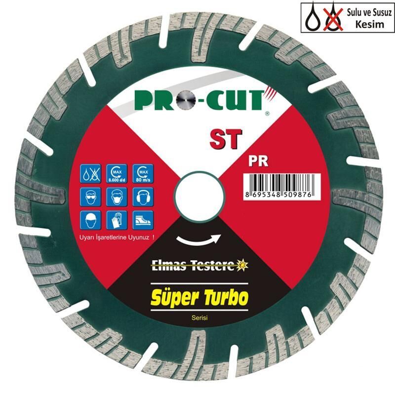 PRO-CUT PR50989 ST Süper Turbo Elmas Testere 230 mm