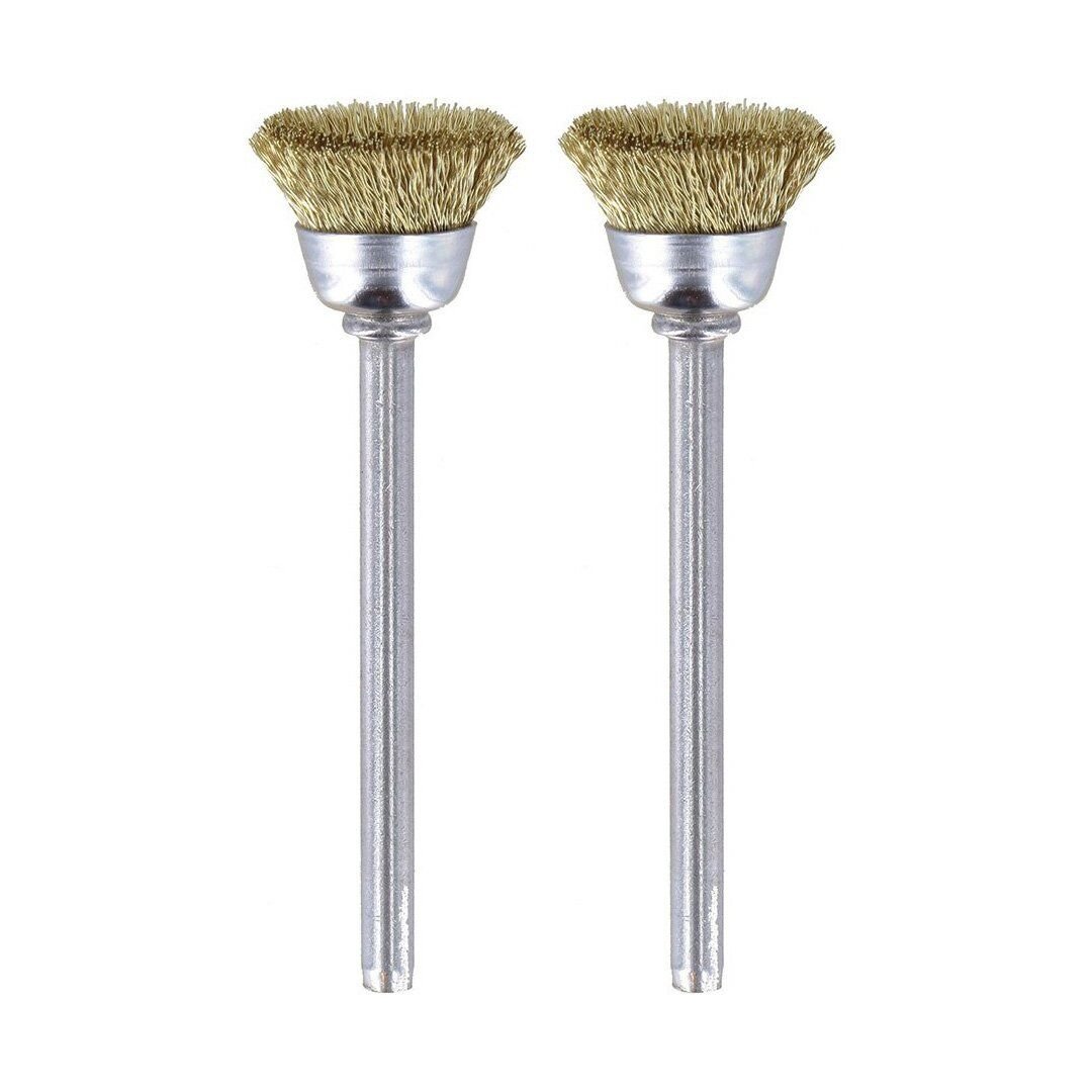 Dremel 536 Dairesel Pirinç Tel Fırça 13 mm 2'li Paket