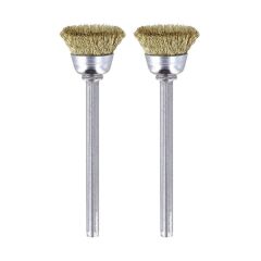 Dremel 536 Dairesel Pirinç Tel Fırça 13 mm 2'li Paket