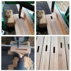 Rox Wood 0271 Kare Delik Zıvana Adaptörü (10 mm Matkap Uçlu)