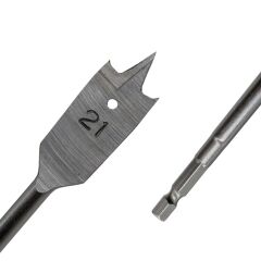 Topshop TH03121 Bits Saplı Ahşap Yaprak Kelebek Matkap Ucu 21 mm