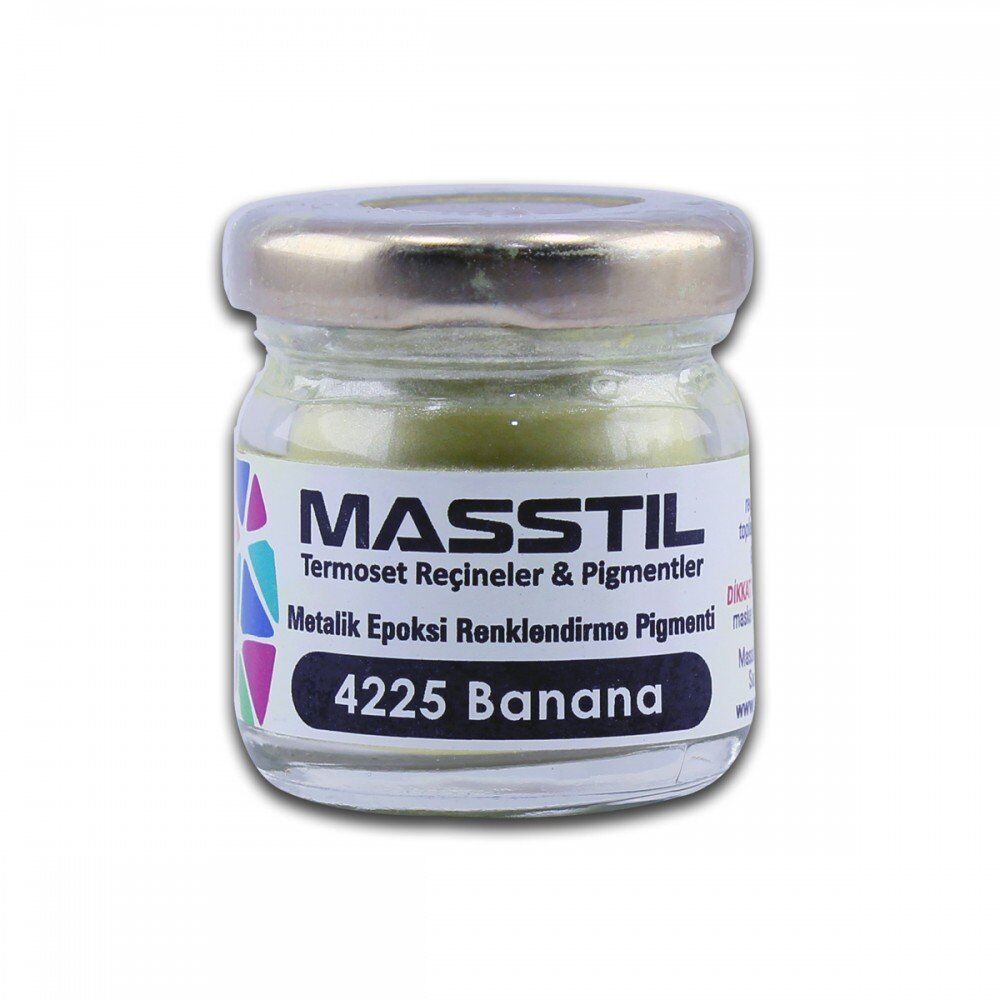 Masstil 4225 Banana Metalik Renk Pigmenti 10 gr
