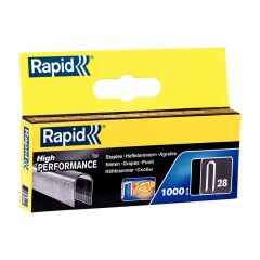 Rapid R28/11 mm U Tip Kablo Çakma Zımba Teli 1000'li Paket