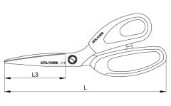 CETA FORM J18-250 Ofis Makası 250 mm